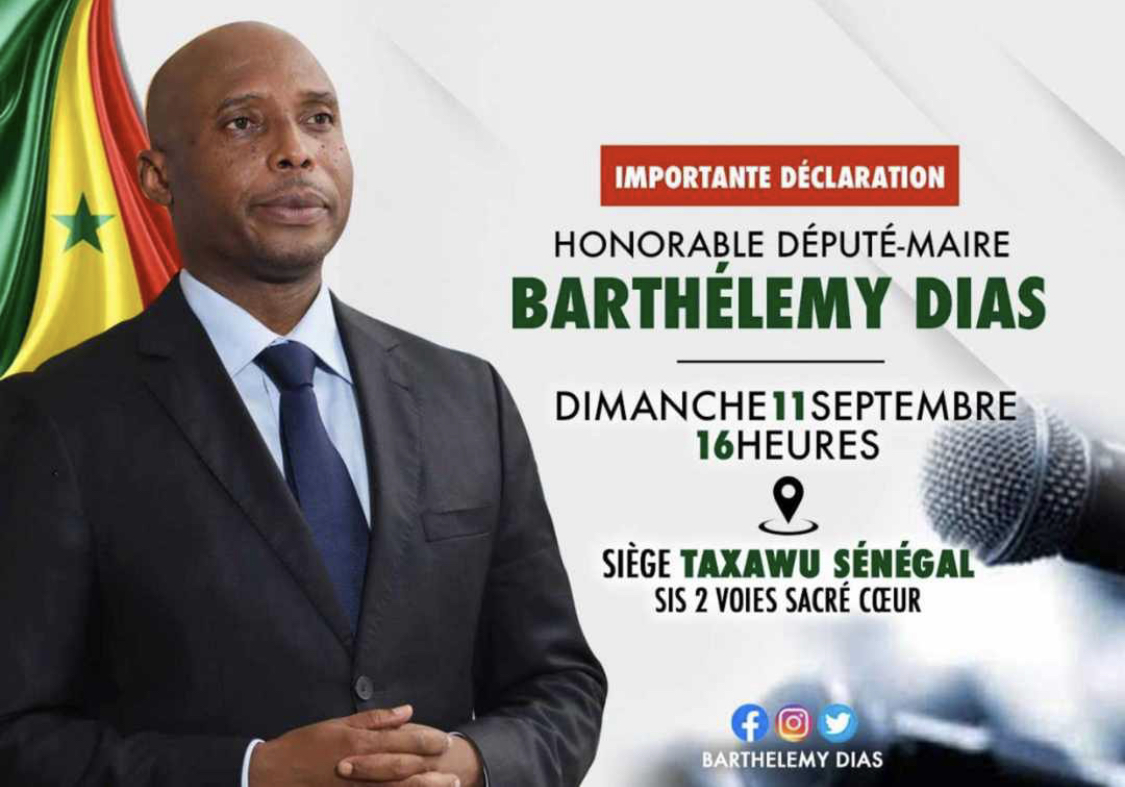 You are currently viewing Présidence de l’Assemblée nationale:  Barthelémy Dias officialise sa candidature.