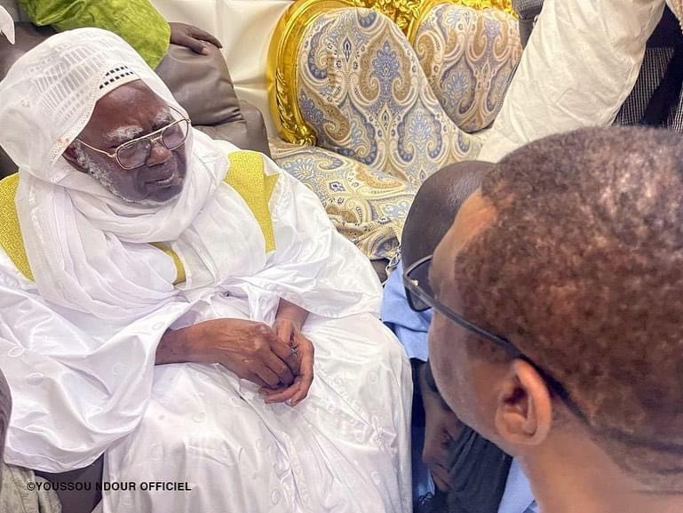 You are currently viewing Magal de Touba: Youssou Ndour reçu par le Khalif général des mourides.