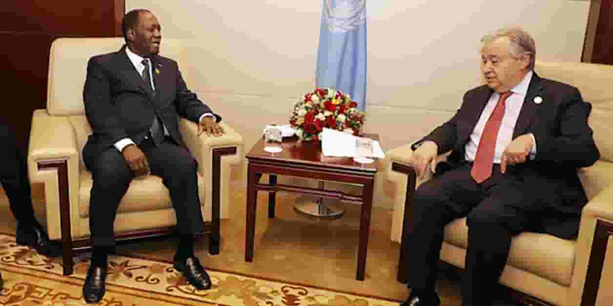 You are currently viewing New York: Lors d’un entretien avec Antonio Guteress, Alassane Ouattara évoque le sujet des 46 soldats ivoiriens arrêtés au Mali.