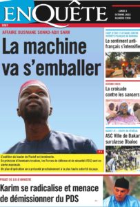 Lire la suite à propos de l’article Une des journaux du lundi 3 octobre 2022