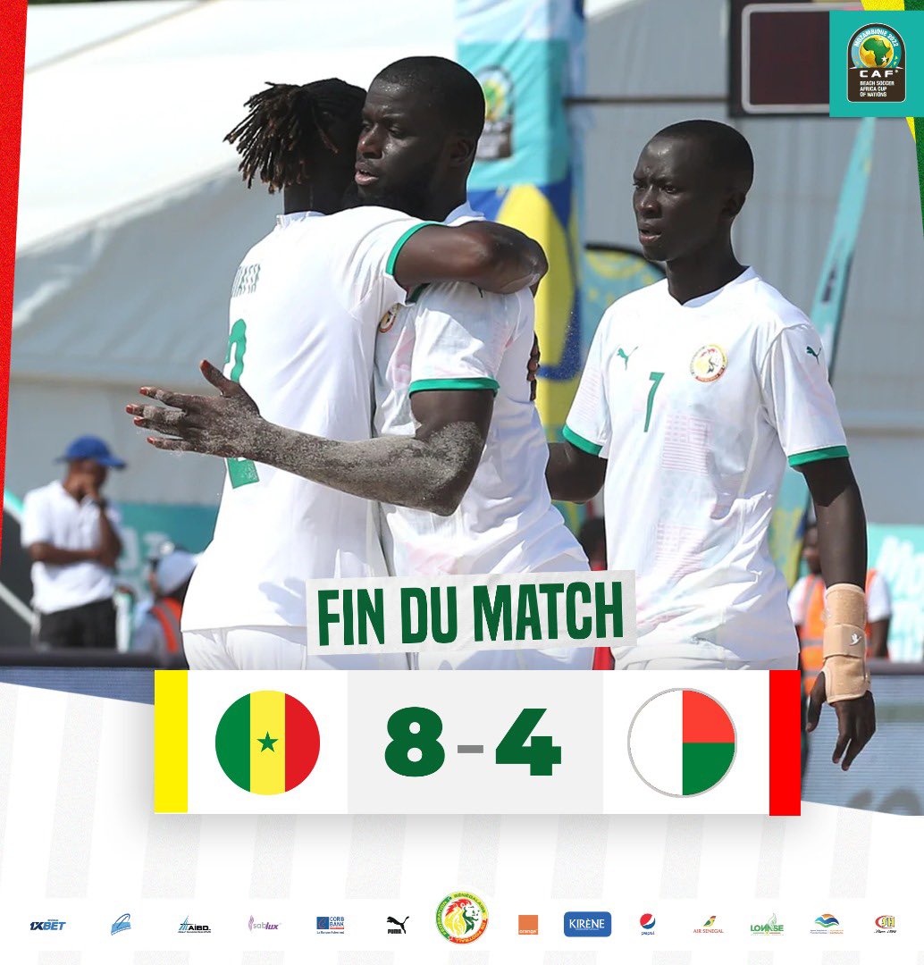 You are currently viewing Can Beach Soccer : Le Sénégal rencontre le Mozambique en demi-finale.