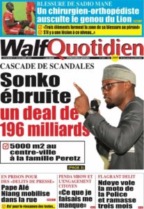 Lire la suite à propos de l’article Une des journaux du vendredi 11 Novembre 2022