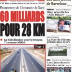 Lire la suite à propos de l’article Une des journaux du samedi 28 janvier 2023