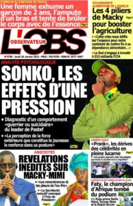 Lire la suite à propos de l’article Une des journaux du jeudi 26 janvier 2023