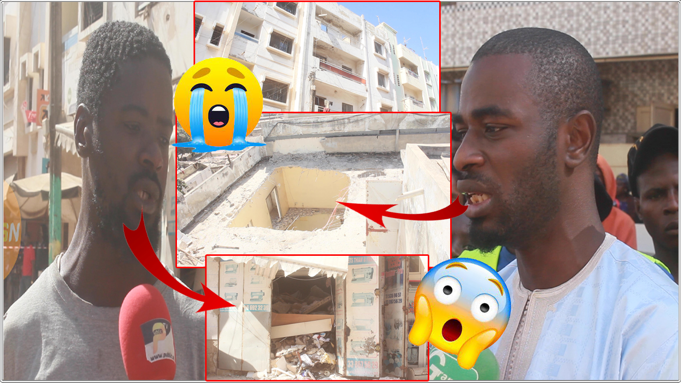 You are currently viewing Urgent: effondrement d’un immeuble de trois étages à Grand-Yoff ( Public TV)