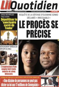 Lire la suite à propos de l’article Une des journaux du mercredi 22 février 2023