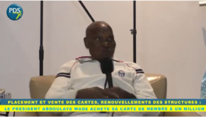 Lire la suite à propos de l’article Abdoulaye Wade achète sa carte de militant du PDS à 1 million de Francs et lance un message à …