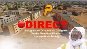 Lire la suite à propos de l’article Suivez en direct l’inauguration du Complexe Cheikh Ahmadoul Khadim (Université de Touba)