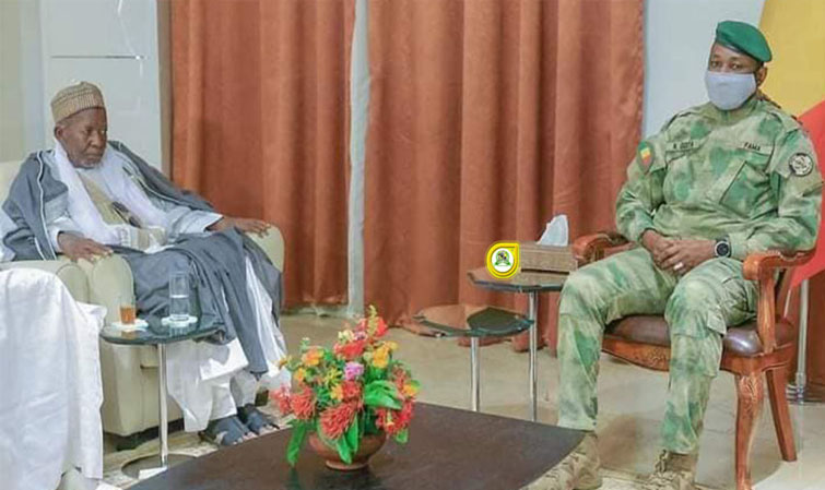 You are currently viewing Mali: Cheikh Mahi Niasse reçu par le colonel Assimi Goita