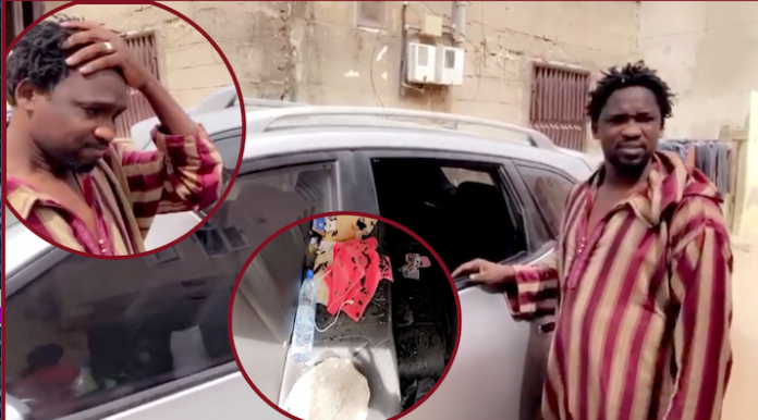 Lire la suite à propos de l’article Vidéo : La voiture de Demba Guissé vandalisée, ses objets et une somme emportés. Regardez
