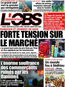 Lire la suite à propos de l’article Public-Unes De Nos Quotidiens Nationaux, Ce Mardi 28 Février 2023
