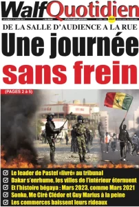 Lire la suite à propos de l’article PUBLIC-UNES DE NOS QUOTIDIENS NATIONAUX,CE VENDREDI 17 MARS