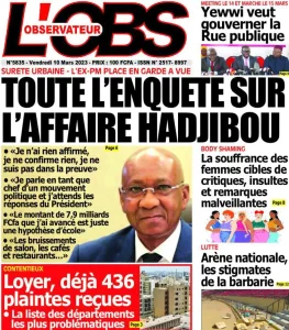 Lire la suite à propos de l’article PUBLIC-Unes de Nos Quotidiens Nationaux,Ce Vendredi 10 Mars 2023