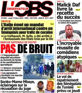 Lire la suite à propos de l’article PUBLIC-UNES DE NOS QUOTIDIENS NATIONAUX,CE JEUDI 16 MARS 2023