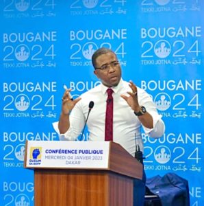 Lire la suite à propos de l’article Bougane Gueye, Président du mouvement Guem Sa Bopp confirme ses propos et avance : Il ne s’agit pas simplement de 98 milliards mais de 628 milliards de franc Cfa