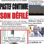 Lire la suite à propos de l’article Une des journaux du jeudi 23 mars 2023