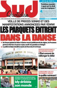 Lire la suite à propos de l’article Une des journaux du mardi 28 mars 2023