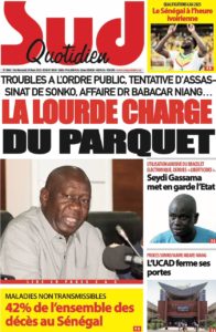 Lire la suite à propos de l’article Une des journaux du mercredi 29 mars 2023