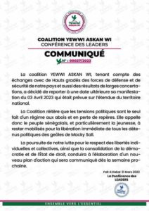 Lire la suite à propos de l’article Manifestations de Yewwi Askanwi : Des voix s’insurgent contre l’implication des Armées