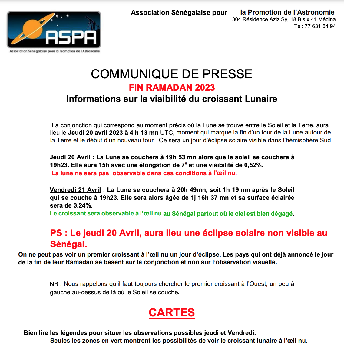 You are currently viewing Korité 2023 : Un Éclipse solaire va perturber la date probable de la fête