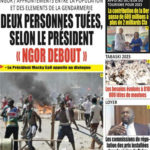 Lire la suite à propos de l’article Une des journaux du mercredi 10 mai 2023