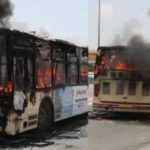 Lire la suite à propos de l’article Liberté 6 : Deux bus de Dakar Dem Dikk ont été  brûlés