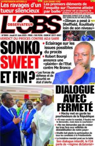 Lire la suite à propos de l’article Une des journaux du jeudi 1er juin 2023