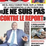 Lire la suite à propos de l’article Une des journaux du jeudi 08 juin 2023