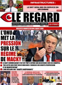 Lire la suite à propos de l’article Une des journaux du mercredi 14 juin 2023