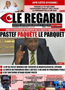 Lire la suite à propos de l’article Une des journaux du jeudi 15 juin 2023