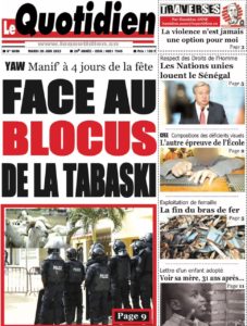 Lire la suite à propos de l’article Une des journaux du mardi 20 juin 2023