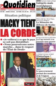 Lire la suite à propos de l’article Une des journaux du mercredi 21 juin 2023