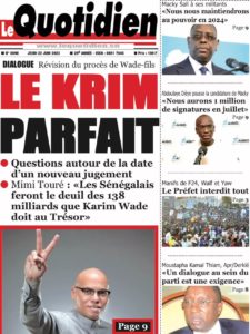 Lire la suite à propos de l’article Une des journaux du jeudi 22 juin 2023