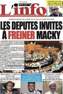 Lire la suite à propos de l’article Une des journaux du lundi 17 juillet 2023