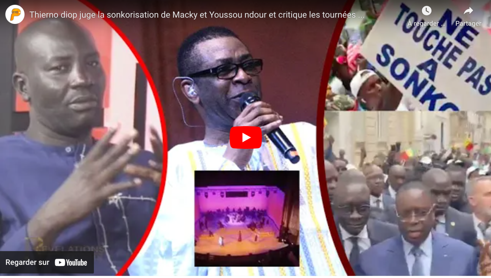 You are currently viewing Thierno diop juge la sonkorisation de Macky et Youssou ndour et critique les tournées …
