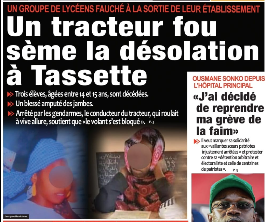 You are currently viewing Un tracteur sème la désolation á Tassette