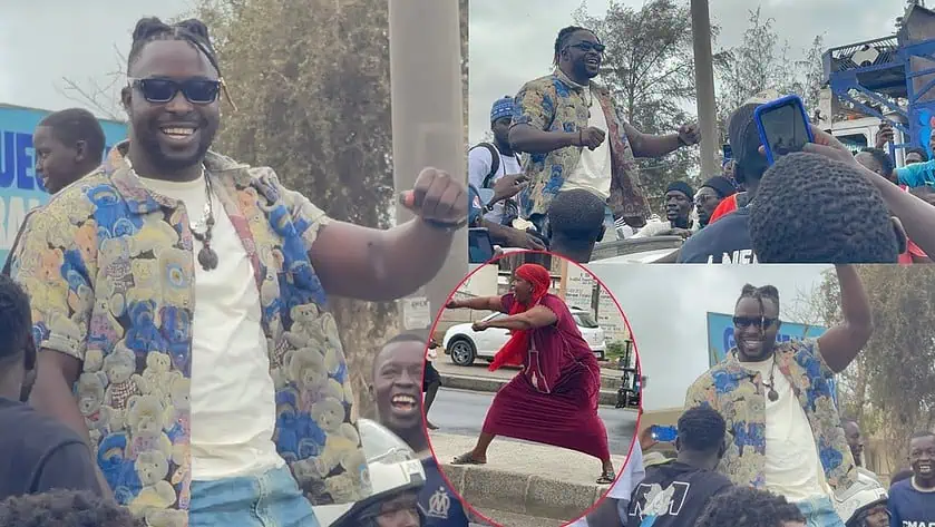 Lire la suite à propos de l’article Lutte sénégalaise : le Tarkinda de retour au pays à quelques heurs de son face à face avec Modou Lô