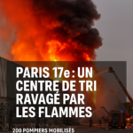 Lire la suite à propos de l’article Paris 17e : Un incendie ravage un centre de tri – 200 pompiers mobilisés