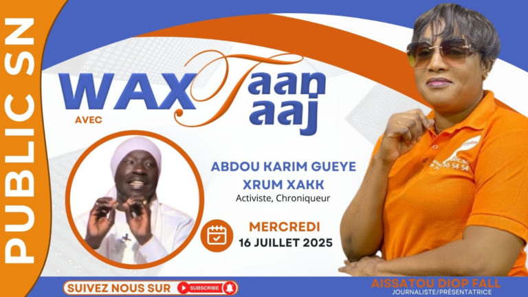Waxtaan Wax Taaj avec Aïssatou Diop Fall et Abdou Karim Gueye Xrum Xakk…