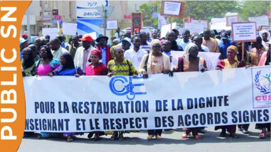 You are currently viewing Grève au Sénégal : jusqu’à 300 000 F CFA coupés, la riposte s’organise