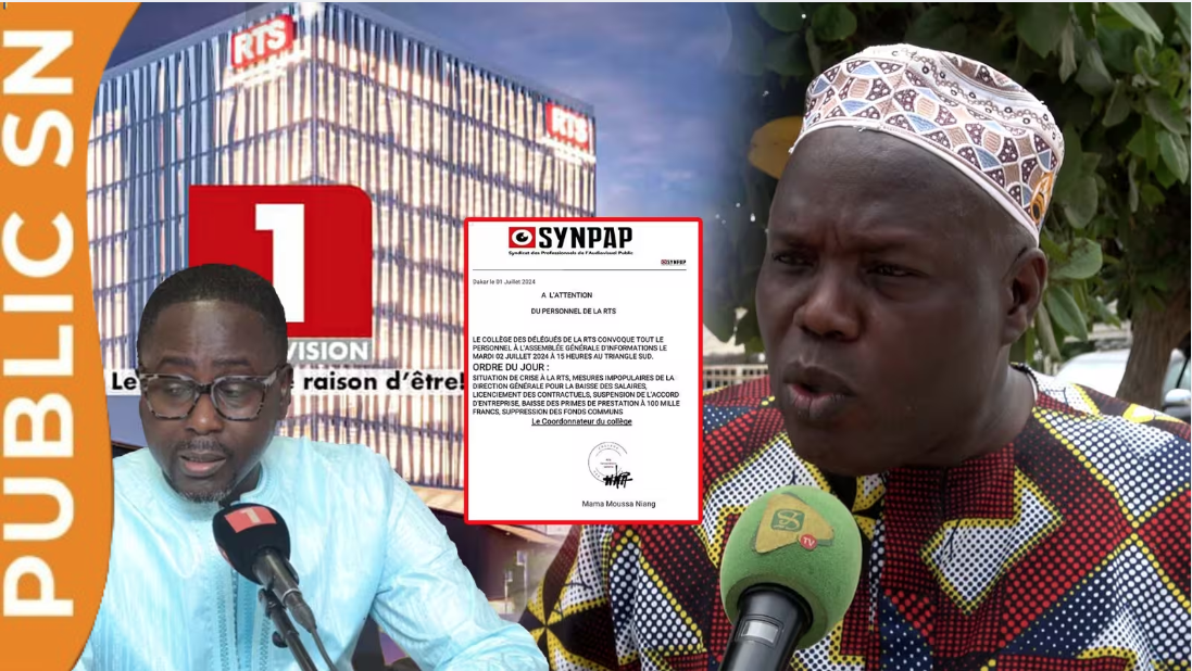 You are currently viewing Crise à la Radiodiffusion Télévision Sénégalaise (RTS) : les syndicalistes claquent la porte