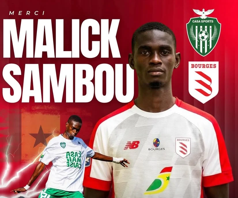 You are currently viewing Casa Sports : Malick Sambou rejoint Bourges FC